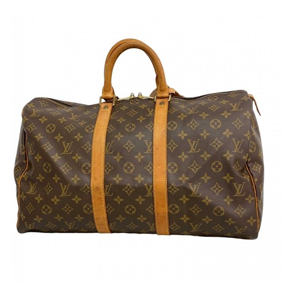 LOUIS VUITTON Brown Monogram Boston Bag - Picture 1 of 12